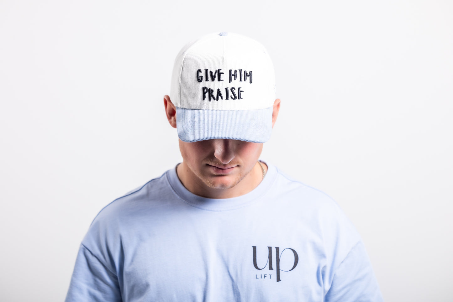 Corduroy "Give Him Praise" Trucker Hat