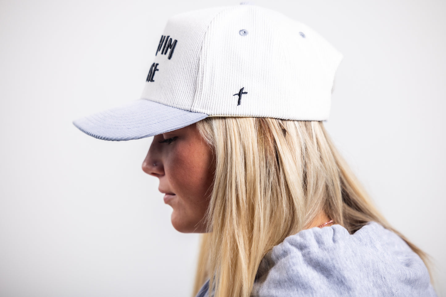 Corduroy "Give Him Praise" Trucker Hat